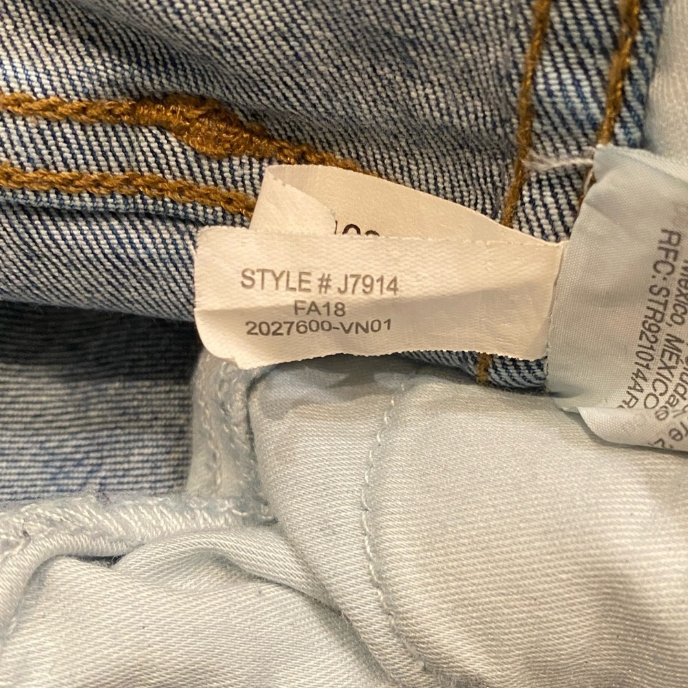 Madewell 10" High-Rise Skinny Jeans in Hanna Wash size 26 - Picture 9 of 10